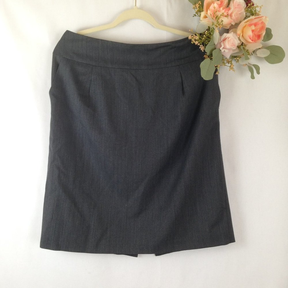 Talbots Gray Pencil Skirt